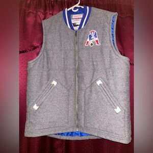 Mitchell & Ness Blue Throwback Vest